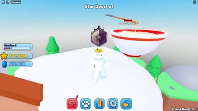 ? I GOT THE SECRET BOWL OF NOODLES PET! (Roblox Rank Simulator X) смотреть онлайн