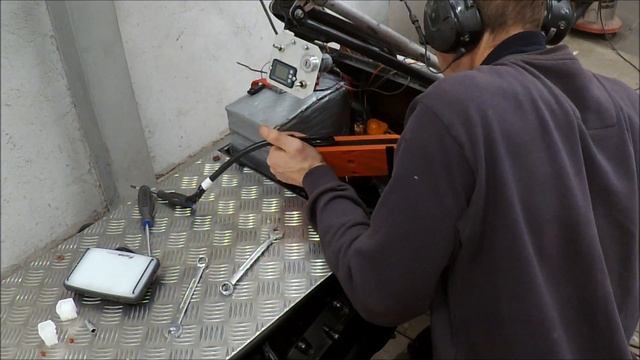 Electric Snowmobile Spinning