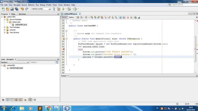 Menghitung Luas Persegi Panjang NetBeans IDE 8.2 Dengan Metode Java Class BufferReader смотреть онлайн