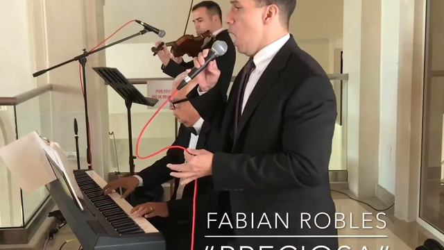 "PRECIOSA" at a wedding ceremony, Fabian Robles, Tenor смотреть онлайн