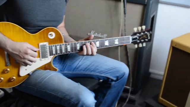 Marshall JTM45 Tube Amp - CRANKED! With Gibson Les Paul R9 - How does it sound? смотреть онлайн