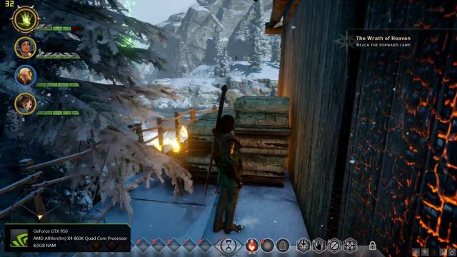 Dragon Age Inquisition FPS Test | GTX 950 | Athlon 860K | 1920x1080 | Ultra смотреть онлайн