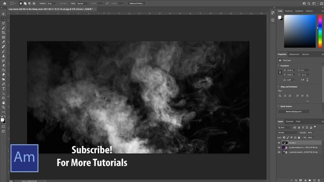 How to Remove a Black Background in Photoshop CC (2022) смотреть онлайн