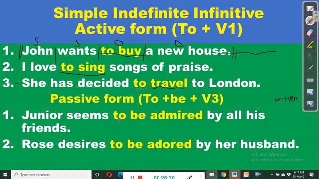 HOW TO USE INFINITIVES IN ENGLISH: ENGLISH GRAMMAR LESSON SERIES смотреть онлайн