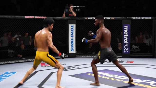 UFC 3 Bruce Lee Vs Aljamain Sterling - EA Sports UFC 3 - Epic Fight 🔥🐲