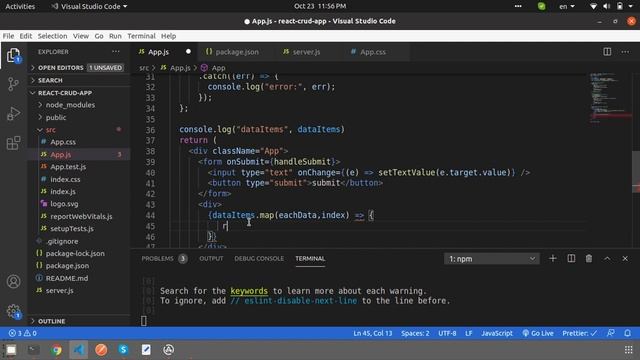 React - Express CRUD App смотреть онлайн