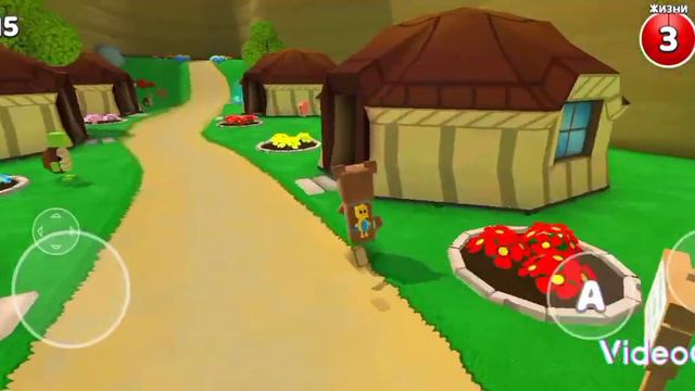 прохождение игры Super Bear Adventure *часть 1* ЬОСС ЧЕРЕПАШИЙ ГОЛЕМ! смотреть онлайн
