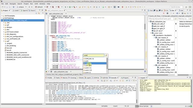 Filesystem Breadcrumb Navigation Bar in the DVT Eclipse IDE смотреть онлайн