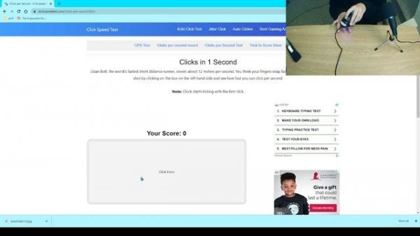 How to Bolt click, the world's fastest clicking method.