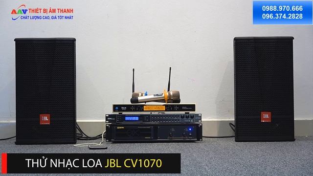 Giới thiệu và test thử dòng Loa Karaoke hay nhất 2020 JBL CV1070 смотреть онлайн