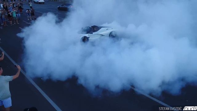 Gumball 3000 - Ferrari LaFerrari Aperta Josh Cartu - CRAZY DONUTS смотреть онлайн