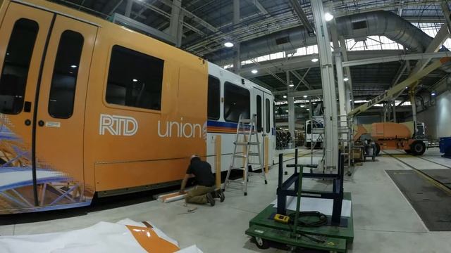 Vinyl wrap on a right rail. смотреть онлайн