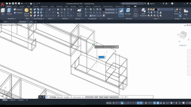 How To Model A Kitchen In AutoCAD-Complete Steps смотреть онлайн