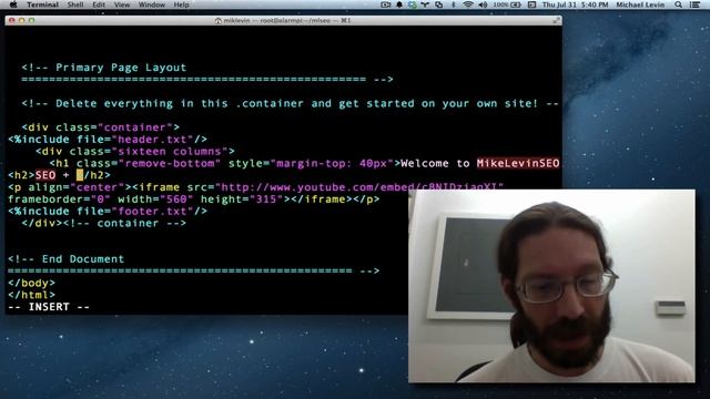 Using vim to Quickly adding header and footer files under Mako Template смотреть онлайн