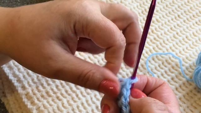 Вяжем детский плед крючком смотреть онлайн