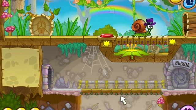 Snail Bob 5 - LEVEL 2 - 3 ЗВЕЗДЫ смотреть онлайн