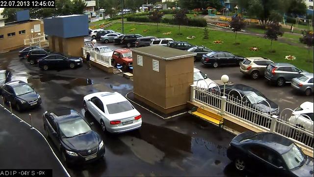 Тест камеры ADVERT ADIP-04YS-Px 1080 p (high quality). Улица смотреть онлайн