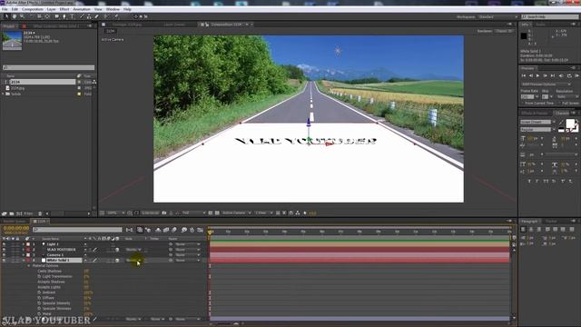 3D тень в After Effects / 3D shadows in after effects смотреть онлайн