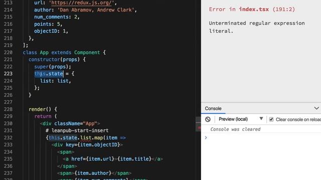 React 03 - Local Component State смотреть онлайн