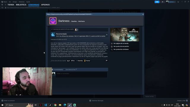 Las MEJORES RESEÑAS de WARFRAME en STEAM 2024 🤣😂 смотреть онлайн