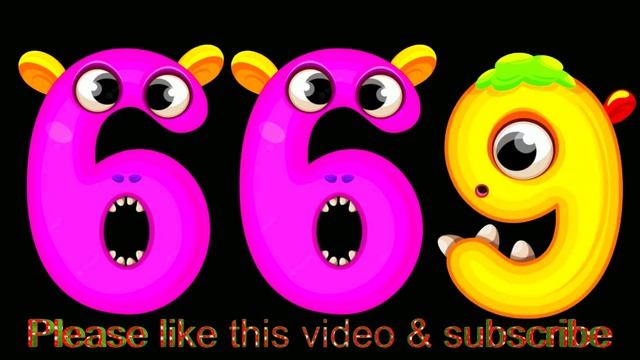 Colorful Beautiful Numbers Countdown 1 to 1000 in 100 Fonts смотреть онлайн