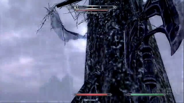 Skyrim DLC: Dawnguard Gameplay - Cometh a Frost Dragon смотреть онлайн