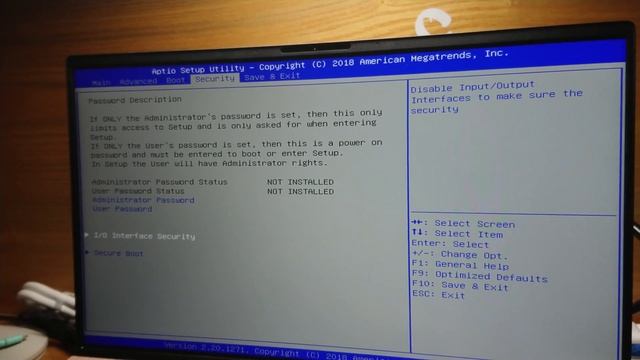 R20181113 The UEFI BIOS of ASUS Zenbook 15 UX533FD