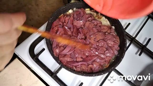 Как приготовить печень бефстроганов. Быстро, сытно, вкусно, просто. смотреть онлайн