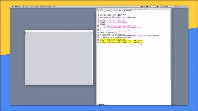 Replacing text & images with the Google Slides API смотреть онлайн