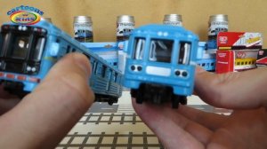Вагон Метро 5 видов и Городской транспорт. Игрушечная Железная дорога и Metro поезда для детей