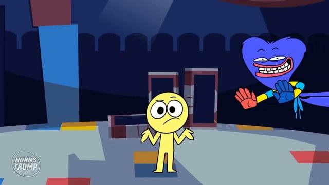 хагги вагги анимация на русском от папулярного ютубера Hornstromp на русском он крутой