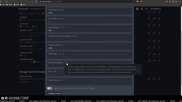 Overclocking Templates | HiveOS | AMD смотреть онлайн