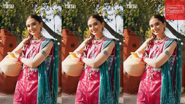 Women's Clothing Brand Chunri by Ellena - 3 Piece Digital Print Lawn with Swiss Lawn Duppata смотреть онлайн