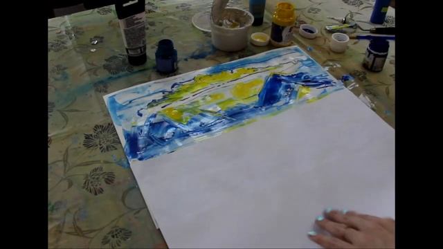 _Зимний пейзаж_ - мастер класс смотреть онлайн