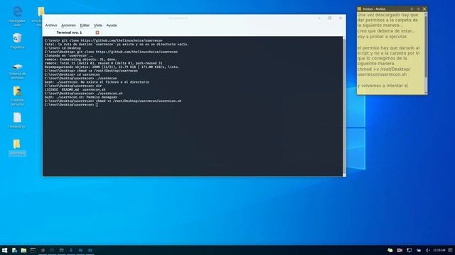 USERRECON 1.0v Instalacion y utilizacion ESP. смотреть онлайн