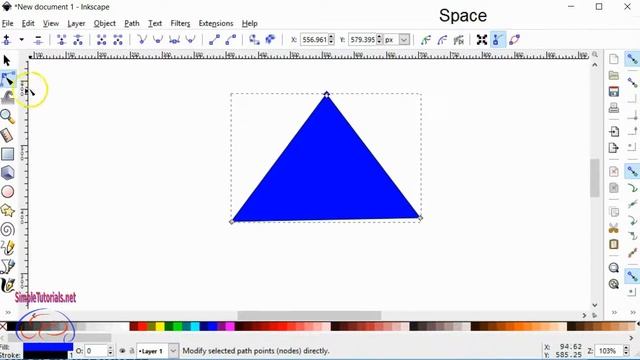 Inkscape Draw a Triangle - 3 Ways to Create a Triangle смотреть онлайн