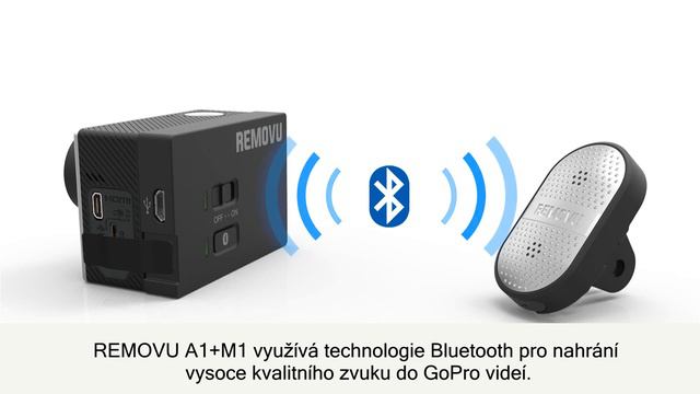 REMOVU M1+A1 Vodotěsný Bluetooth mikrofon pro GoPro смотреть онлайн