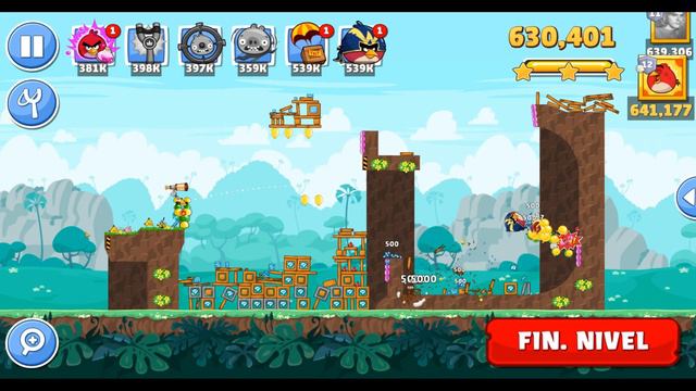 Angry Birds Friends Level 4 Tournament 1190 Highscore POWER-UP Walkthrough