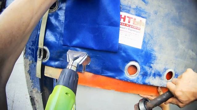 как отремонтировать тент и как поменять люверсы смотреть онлайн