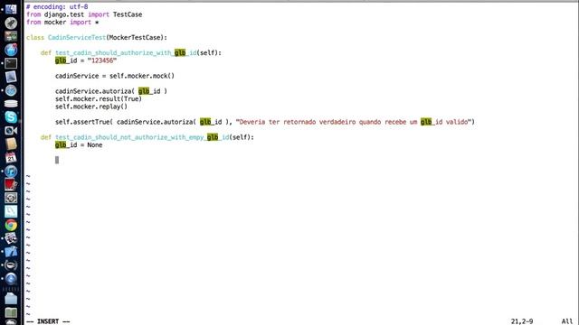 Python TDD - Definindo a interface de objetos usando stubs e mocks - Parte 1 смотреть онлайн