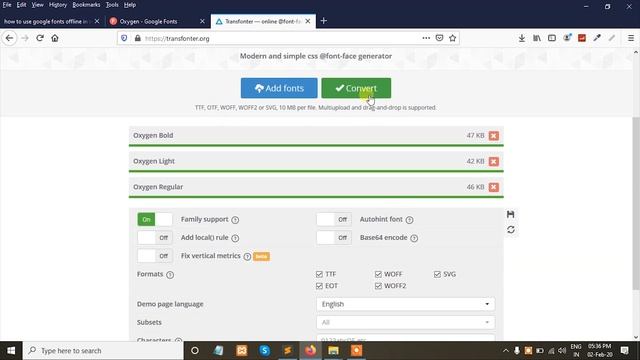 How to use google fonts offline in website смотреть онлайн