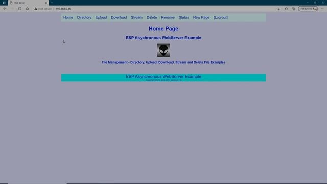 Tech Note 154 - ESP File Server Using The Asynchronous Webserver