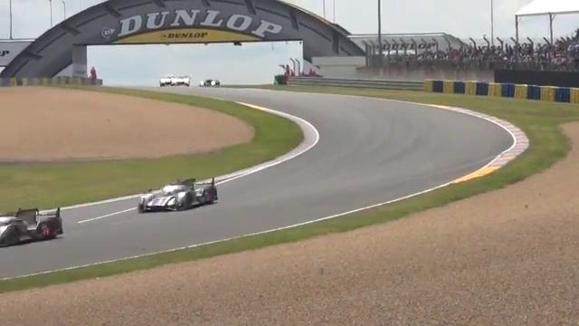 24H du Mans 2012 15H Dernier tours Audi R18 TDI смотреть онлайн