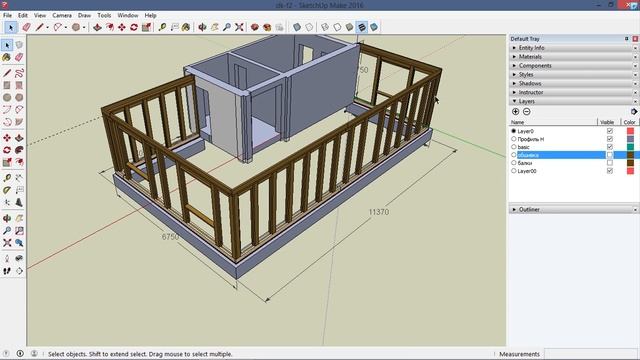 SketchUp для домашнего мастера. Знакомство с возможностями.
