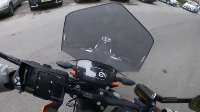 ПРОБНЫЙ ВЫЕЗД НА KTM 790 DUKE, БЕЗ ПРАВ, В ДЕНЬ РЕЙДА МОТОБАТА! смотреть онлайн