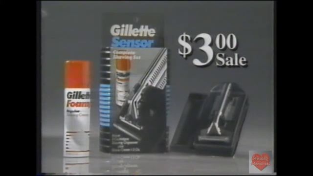 Walgreens Gillette Sensor Razor & Foam Television Commercial 1991 смотреть онлайн