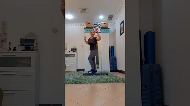 домашняя тренировка на степплатформе 3 #степаэробика #stepworkout