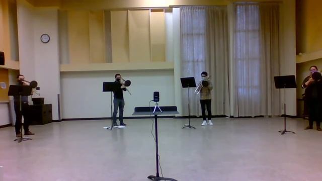 Ulysses Kay Fanfare for Four Trumpets, Mvt. 3 - Outer Loop Quartet, Winter Program 2020 смотреть онлайн