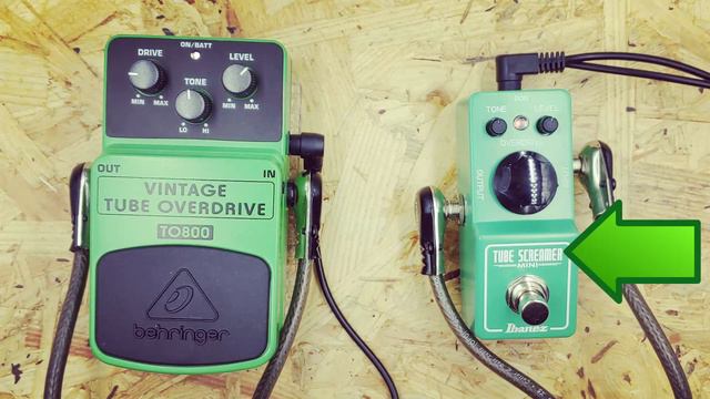 Ibanez TS Mini TubeScreamer vs Behringer TO800 #behringer #ibanez смотреть онлайн