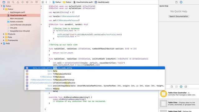 Firebase Database In Xcode 8 (Swift 3) - Part 3/3 смотреть онлайн